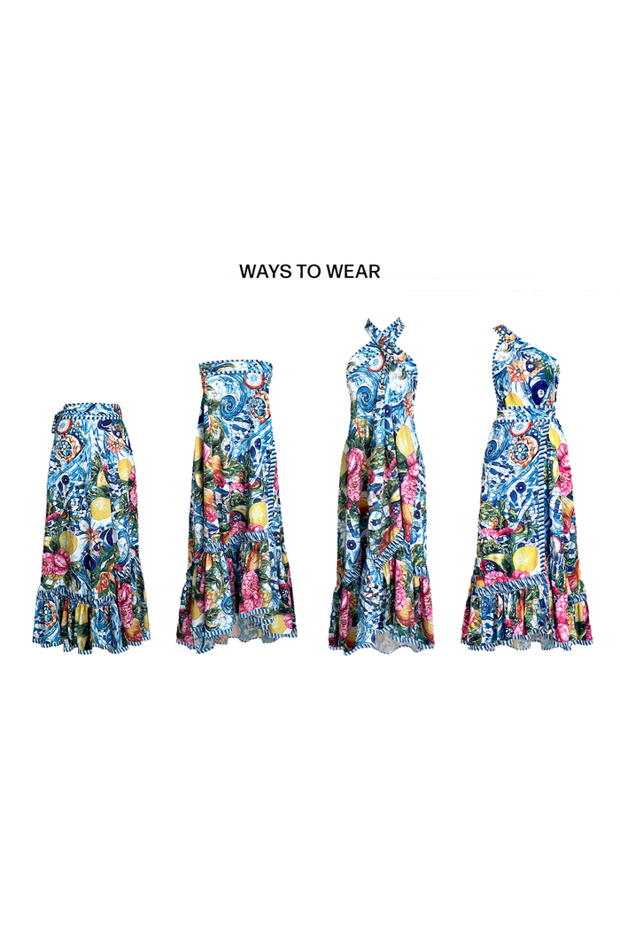 Dahlia Multiway Skirt - Sicilia