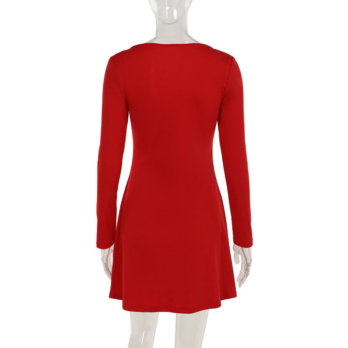Diva Dress-Red