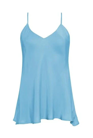 Double Silk Solid Cami Fuchsia