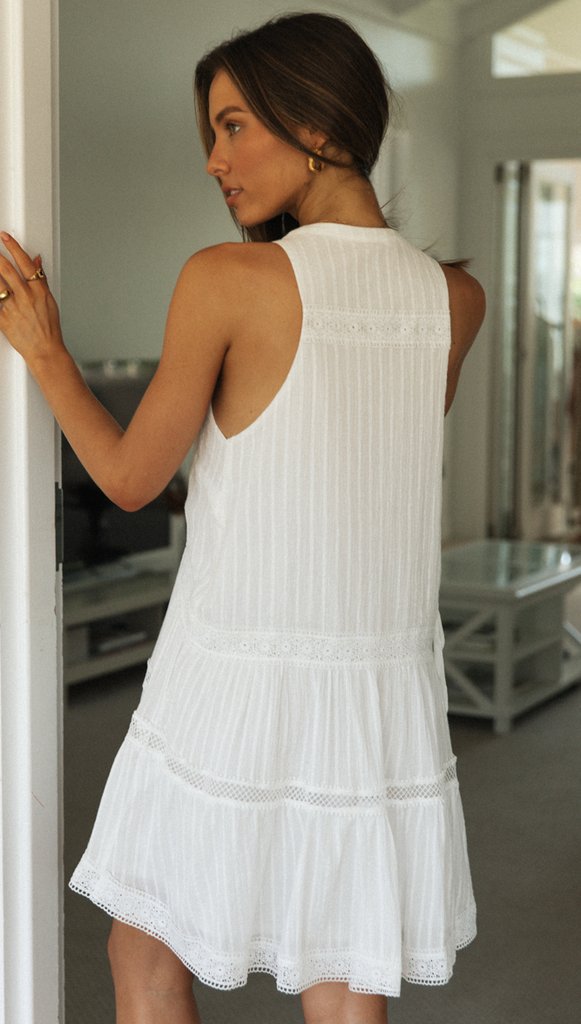 Dreamer Mini Dress - White