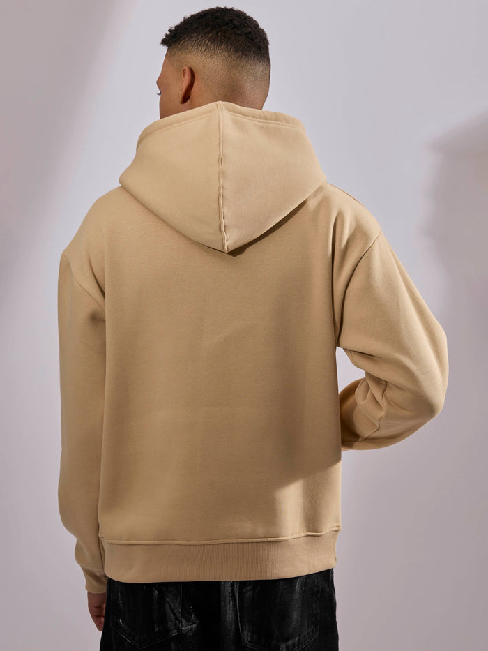 Drift - Printed Hoodie - Beige