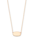 Elisa Metal Necklace 18K Rose Gold Vermeil