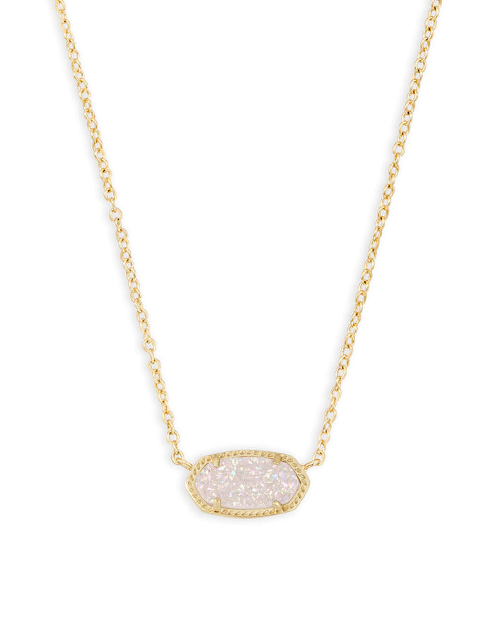Elisa Pendant Necklace In Drusy