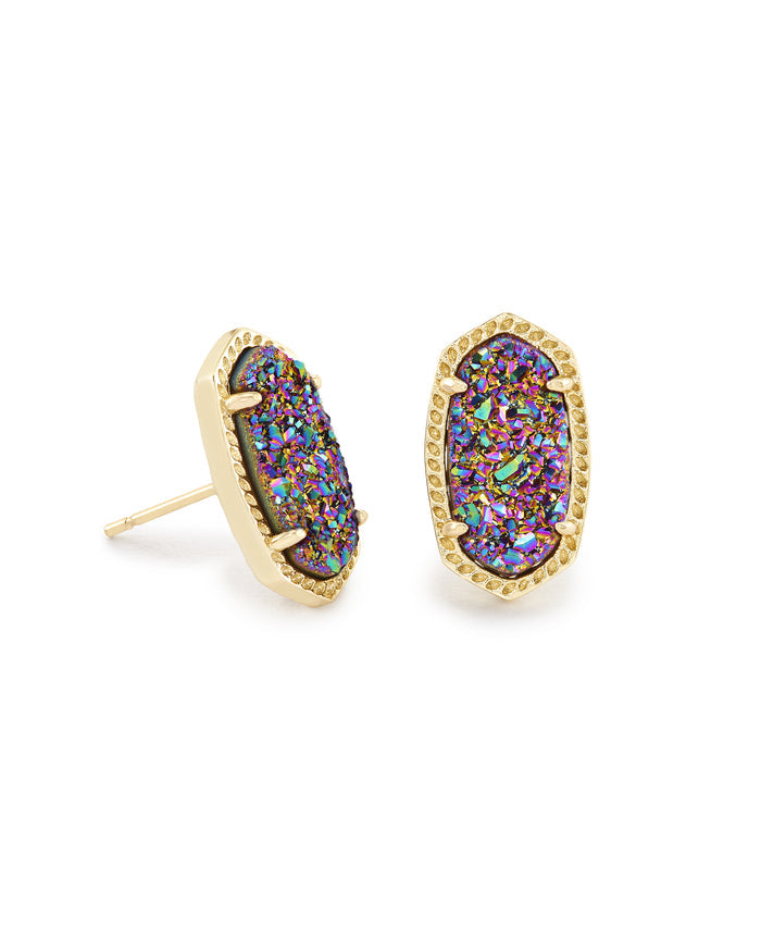 Ellie Stud Earring in Drusy