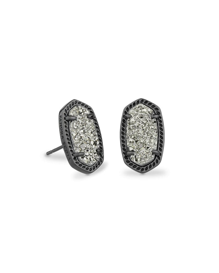 Platinum Drusy / Gun Metal