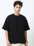 Elowen - Oversized Round neck
 t-Shirt with five sleeve - Espanshe
round neck tshirt for men
five sleeve tshirt for men