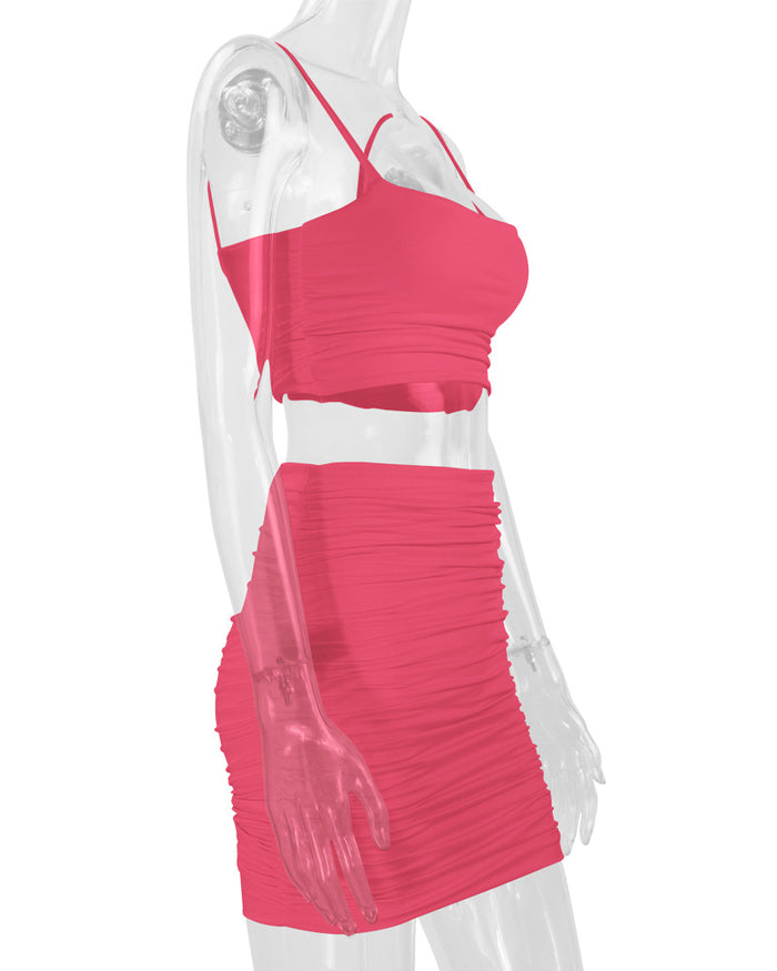 Emani Co-Ord - Fluorescent Pink