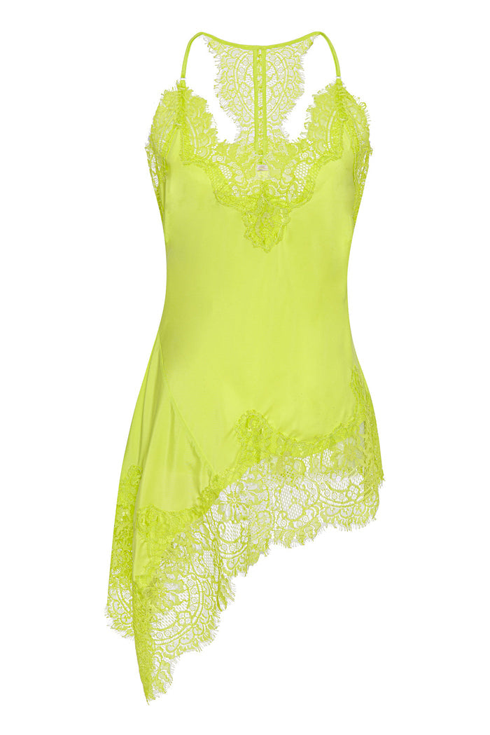 Emma V-Neck Tunic Lime