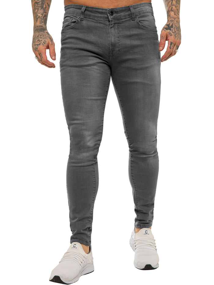 EZ326 Mens Designer Stretch Skinny Fit Jeans | Enzo Designer Menswear ENZO RAWDENIM