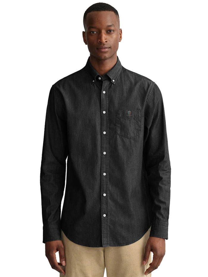 Enzo | Mens Regular Fit Denim Shirt 2 Pack