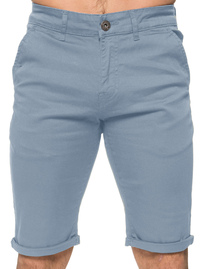 EZS348 NEW Enzo | Mens Slim Fit Chino Shorts ENZO RAWDENIM