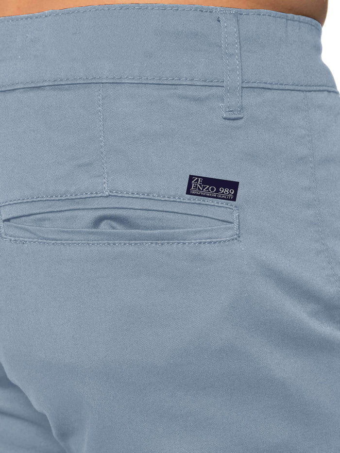 EZS348 NEW Enzo | Mens Slim Fit Chino Shorts ENZO RAWDENIM