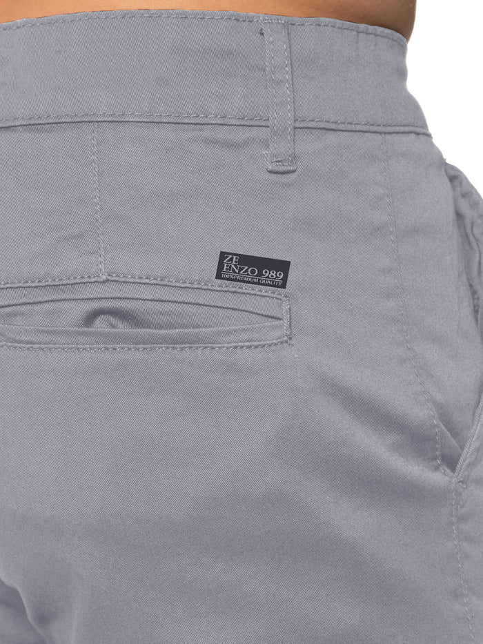 EZS348 NEW Enzo | Mens Slim Fit Chino Shorts ENZO RAWDENIM