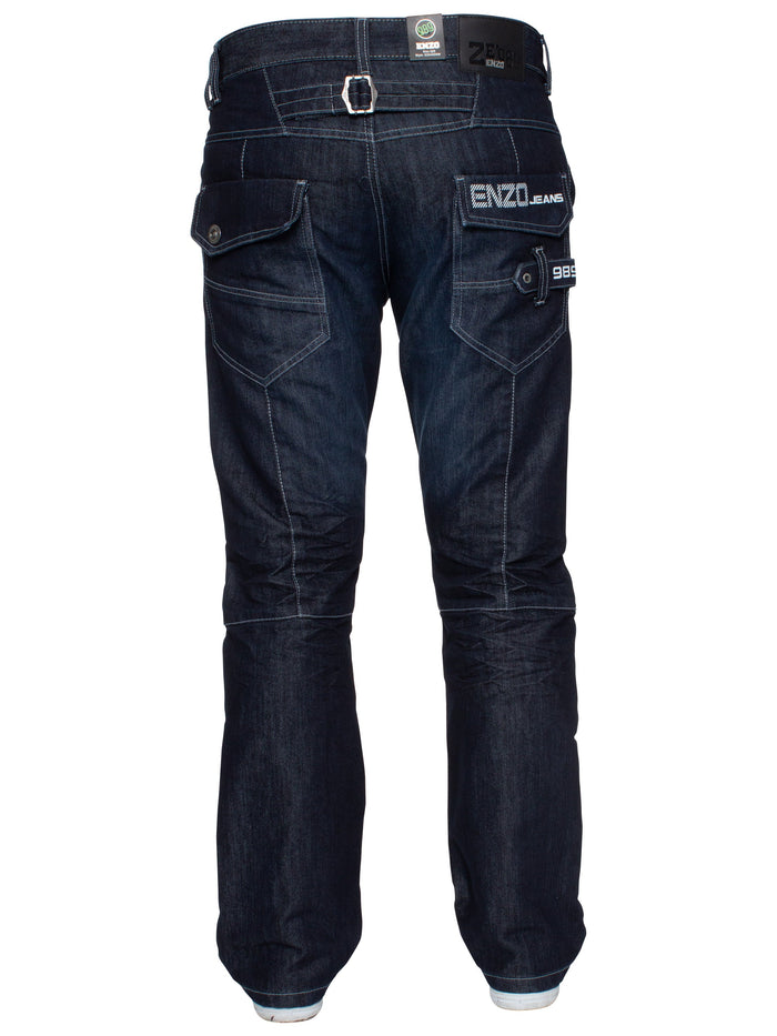 MIGUEL Copy of Enzo Mens Miguel Straight Leg Denim Jeans ENZO RAWDENIM