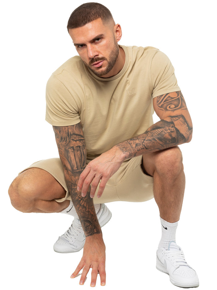 EZTS603 & EZSC602 Enzo | Mens T-Shirt Tracksuit Set With Shorts ENZO RAWDENIM