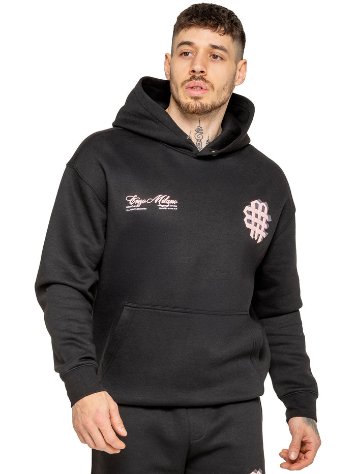 Enzo Milano | Mens Oversized Print Hoodie
