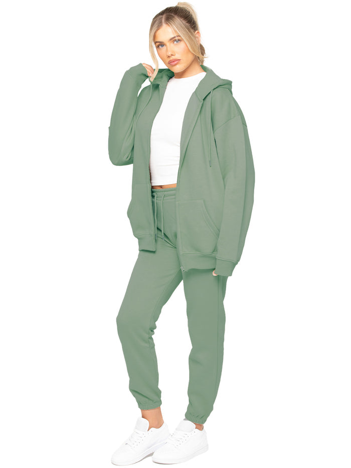 Enzo | Womens Oversized Zipped Hoodie
