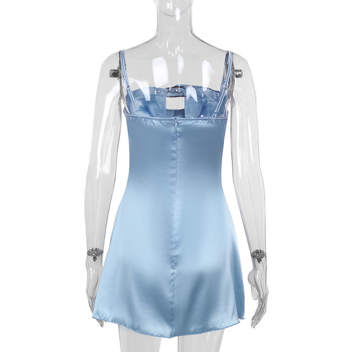 Espresso Mini Dress-Blue
