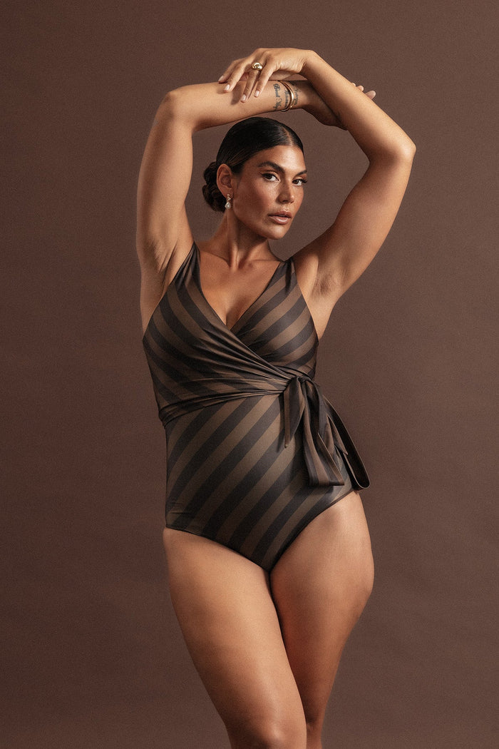 Espresso Reversible Classic Bikini Top