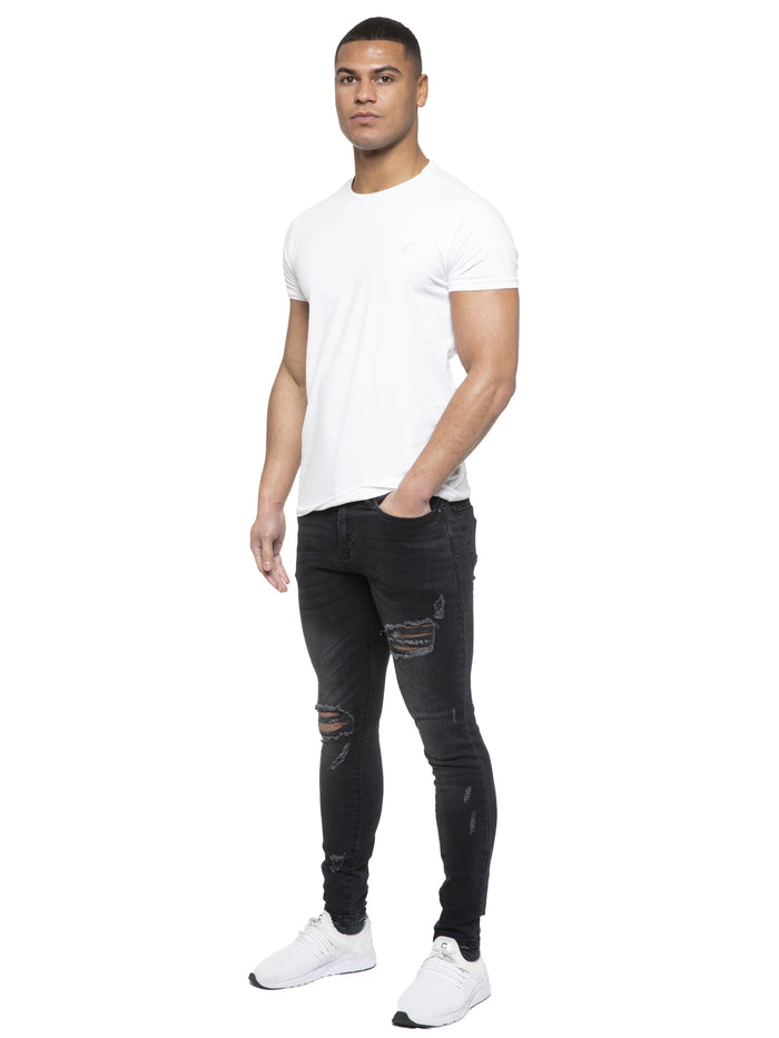 EM628 ETO | Mens Skinny Ripped Jeans ETO RAWDENIM