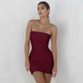 Evlyn Dress - Maroon