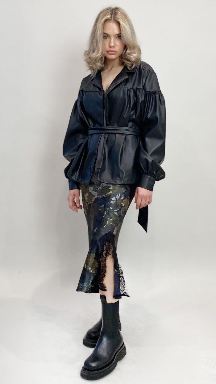 Faux Leather Jacket