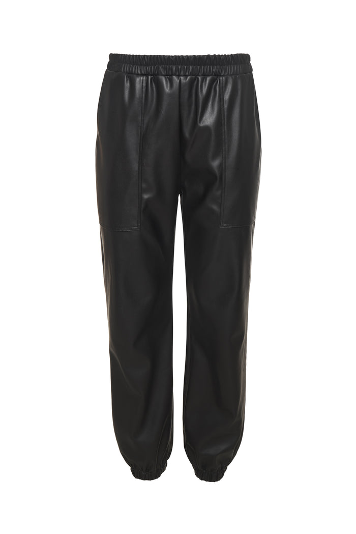 Faux Leather Jog Pant