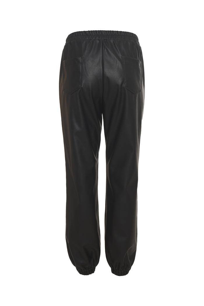 Faux Leather Jog Pant