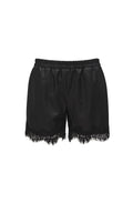 Faux Leather Lace Short