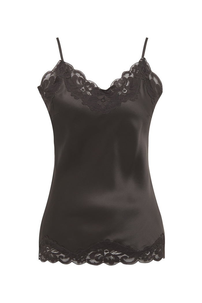 Floral Lace Silk Cami