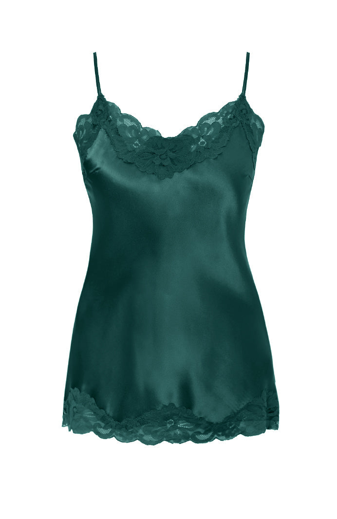 Floral Lace Silk Cami