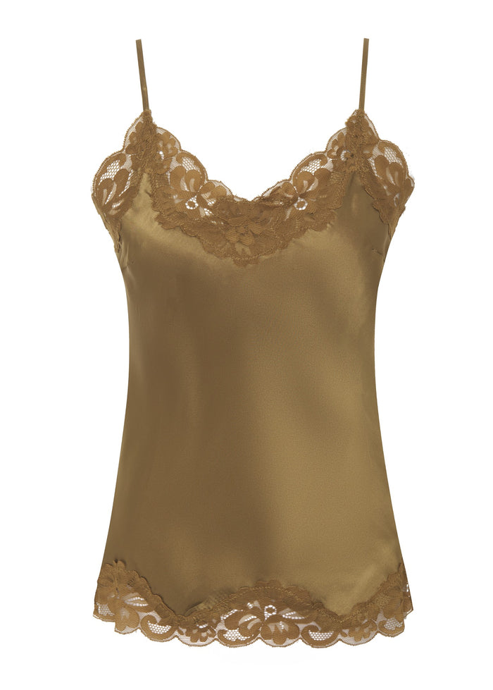 Floral Lace Silk Cami