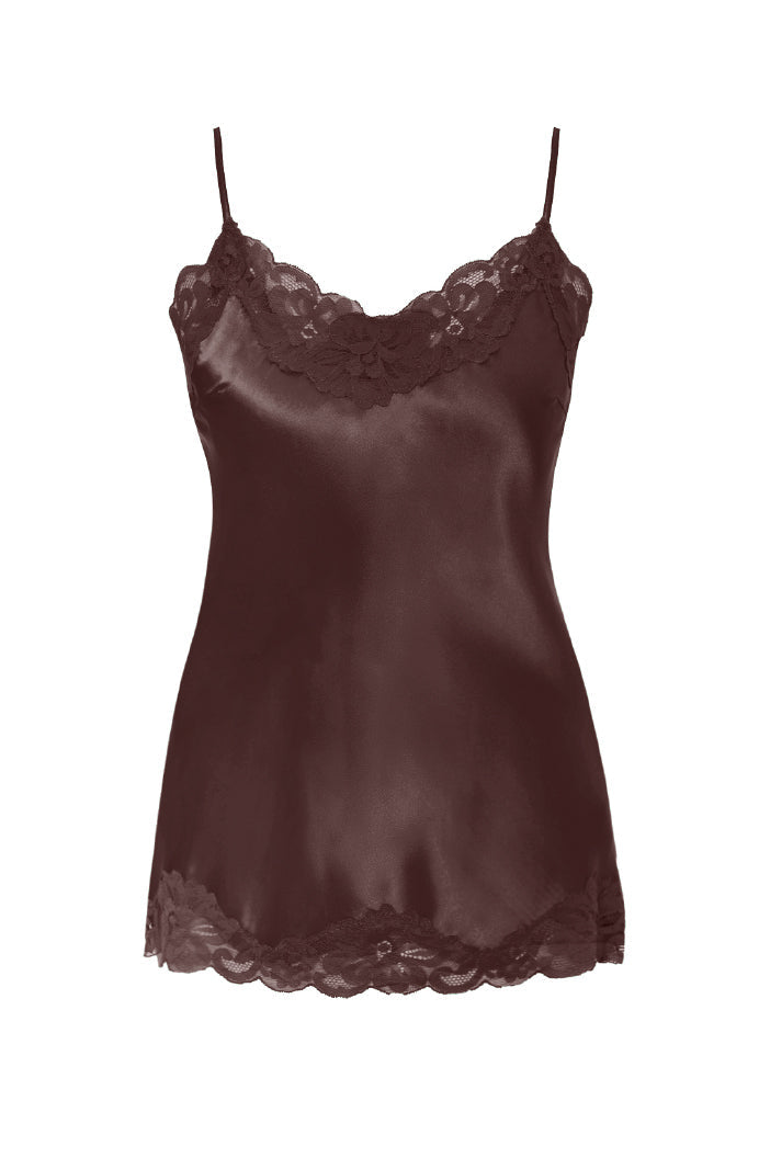 Floral Lace Silk Cami