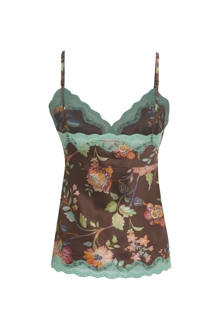 Floral Sparkle Lace Cami