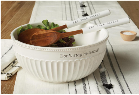 Fluted Salad Bowl Set