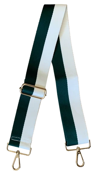 Game Day Bag Strap in Green/White
