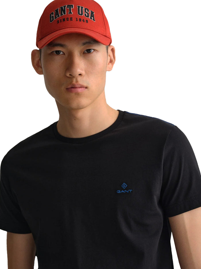GANT_TS_CONTR Copy of Gant Contrast Logo | Mens Crew Neck T-Shirt GANT RAWDENIM