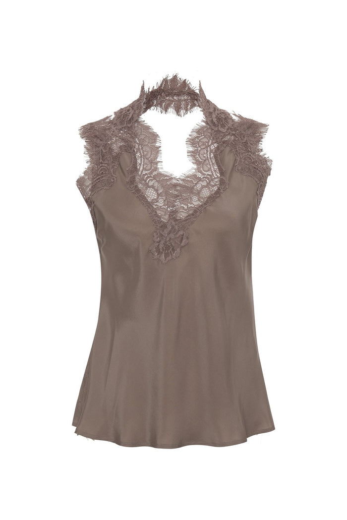 Gina Lace Camisole Taupe