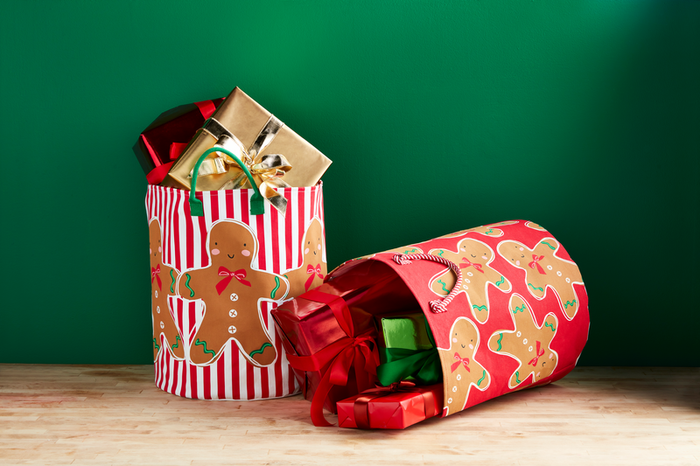 Gingerbread Standing Oversized Tote