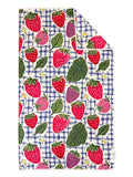 Gingham Berry: Double-Sided Hand Towel