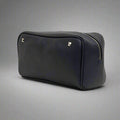 men's Minimalistic Leather Bag - violet