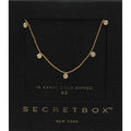 Gold with Rhinestone Detail Necklace