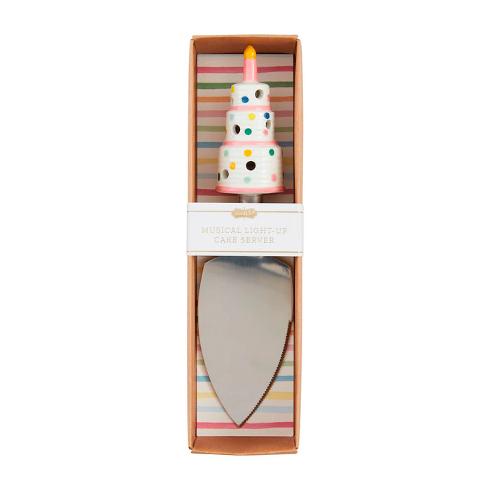 Happy Birthday Musical Light-Up Cake Server
