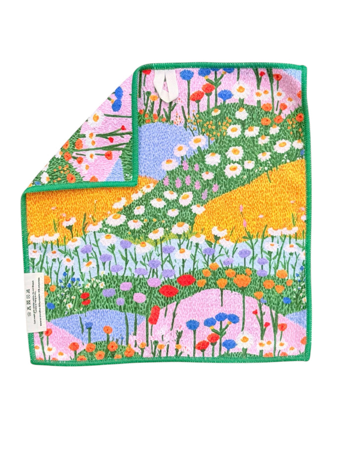 Happy Hills: Double-Sided Washcloth