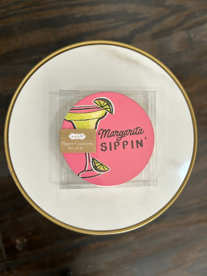 Happy Hour Bar Cocktail Coasters