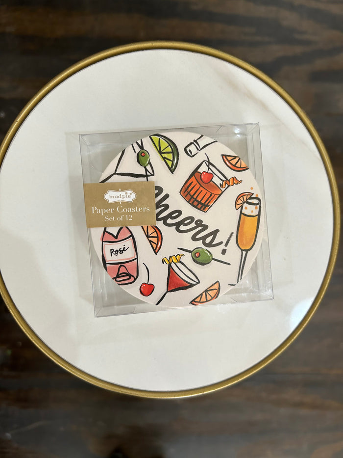 Happy Hour Bar Cocktail Coasters
