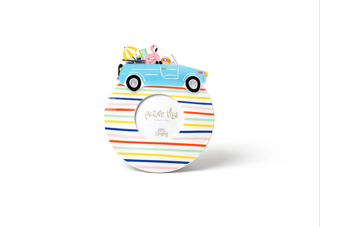 Happy Lines Mini Round Frame