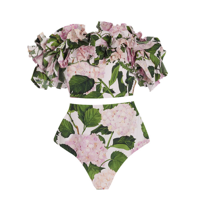 Hydrangea Bikini Set - Pink