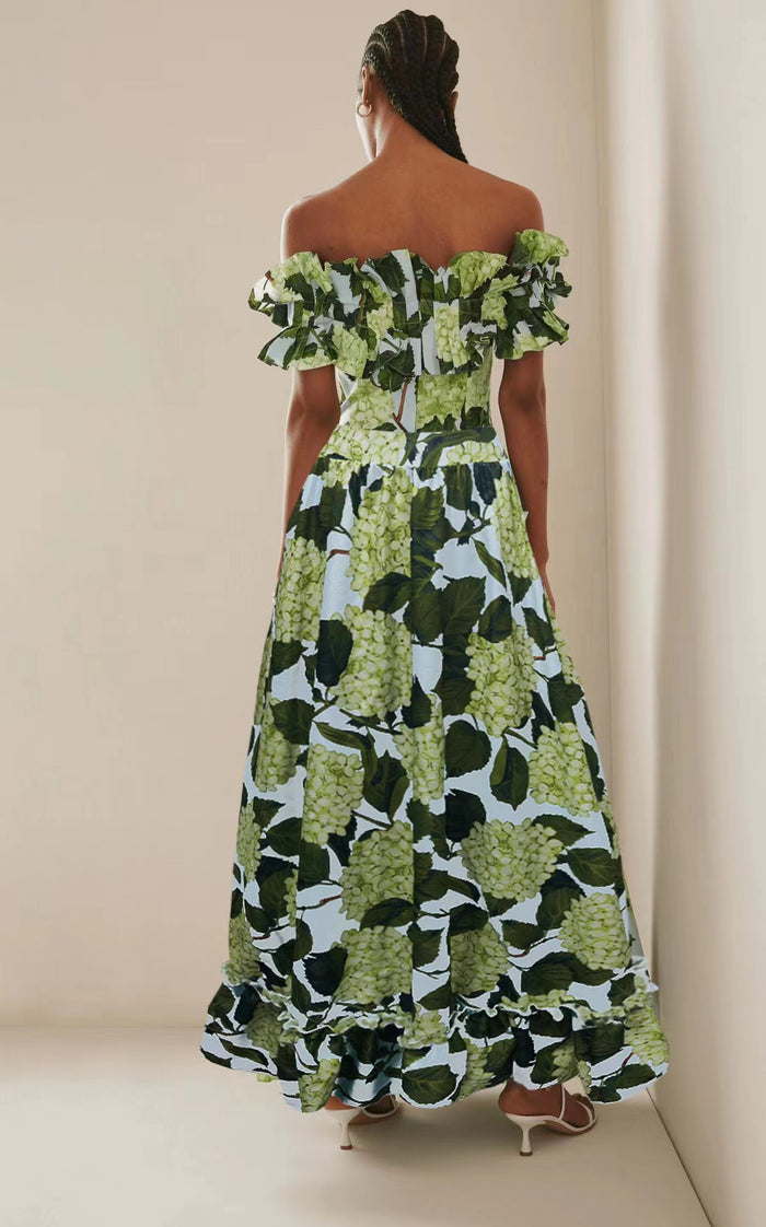 Hydrangea Skirt - Green