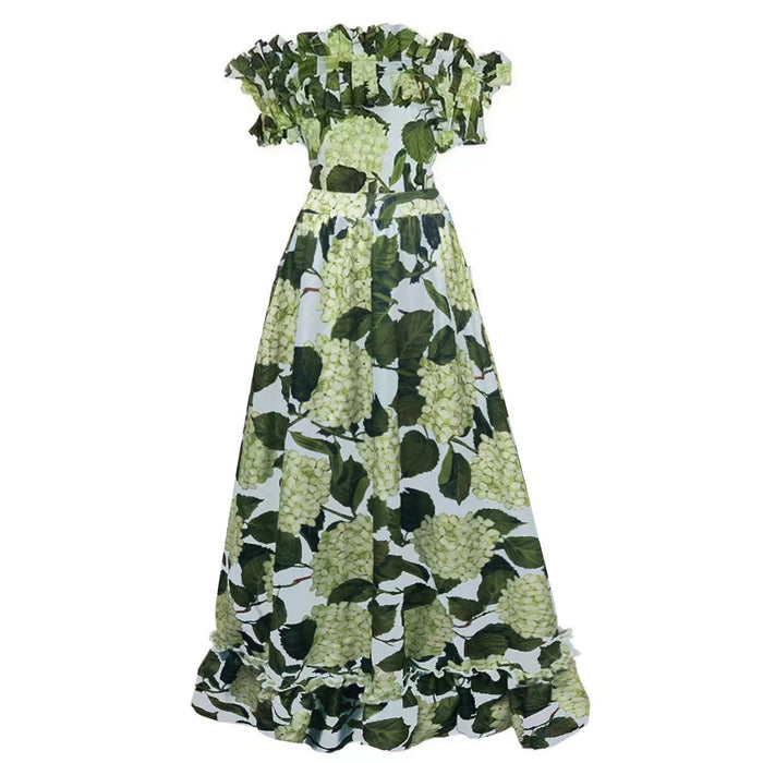 Hydrangea Skirt - Green